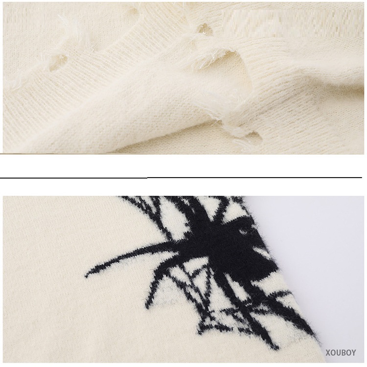 American Retro Spider Sweater - Detail 1