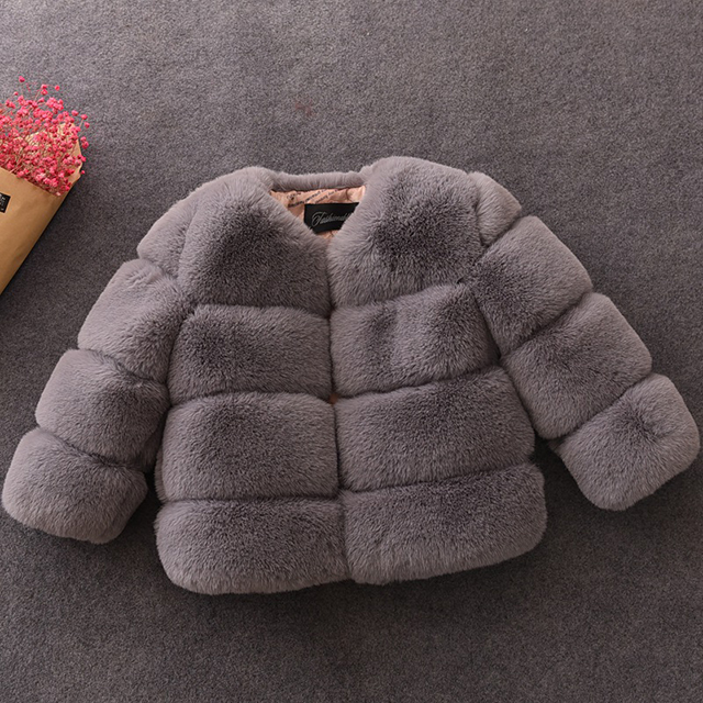 Children's Fur Coat Image 4