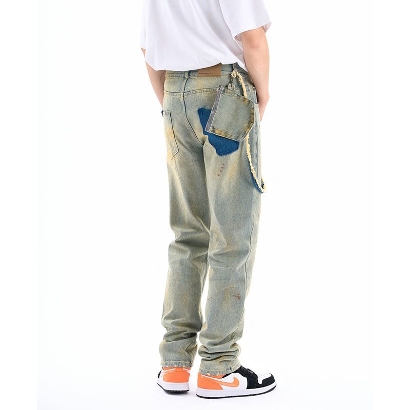 Men's Blue Denim Pants - Variation 4