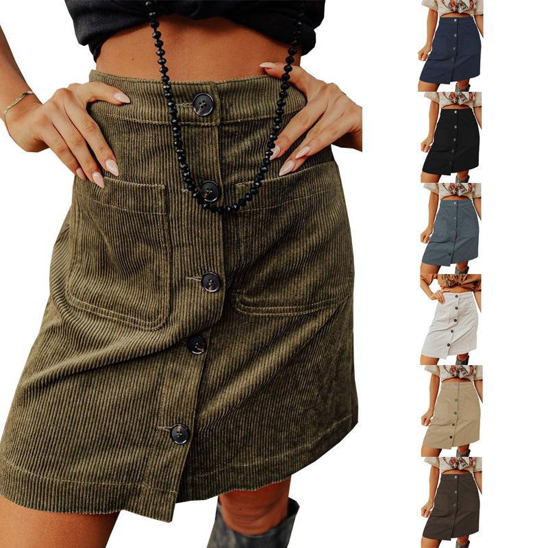 Corduroy Skirt in different views