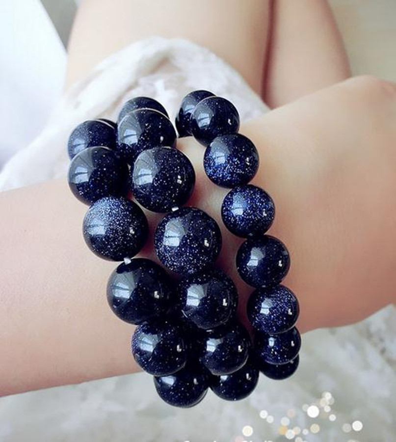 Sky Blue Lansha Stone Bracelet 3