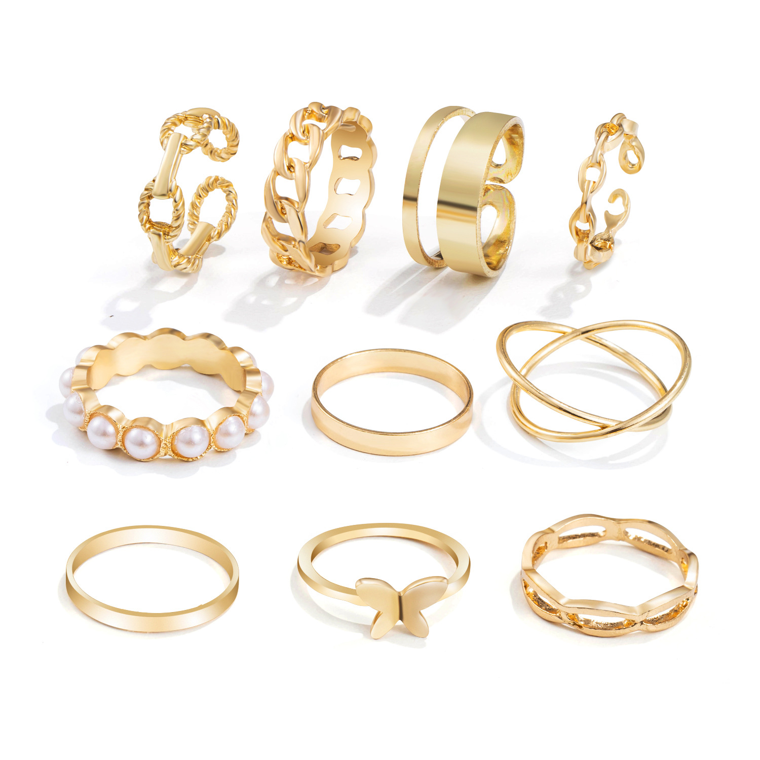 Stylish Geometric Rings
