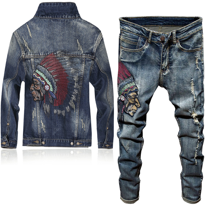 Embroidered Denim Style