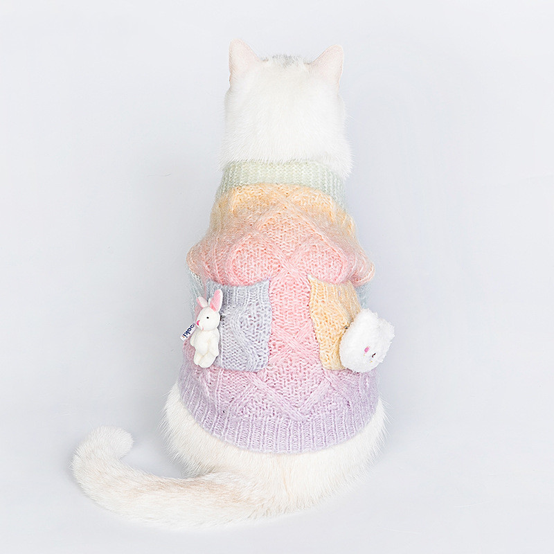 Gradient Colorful Cardigan