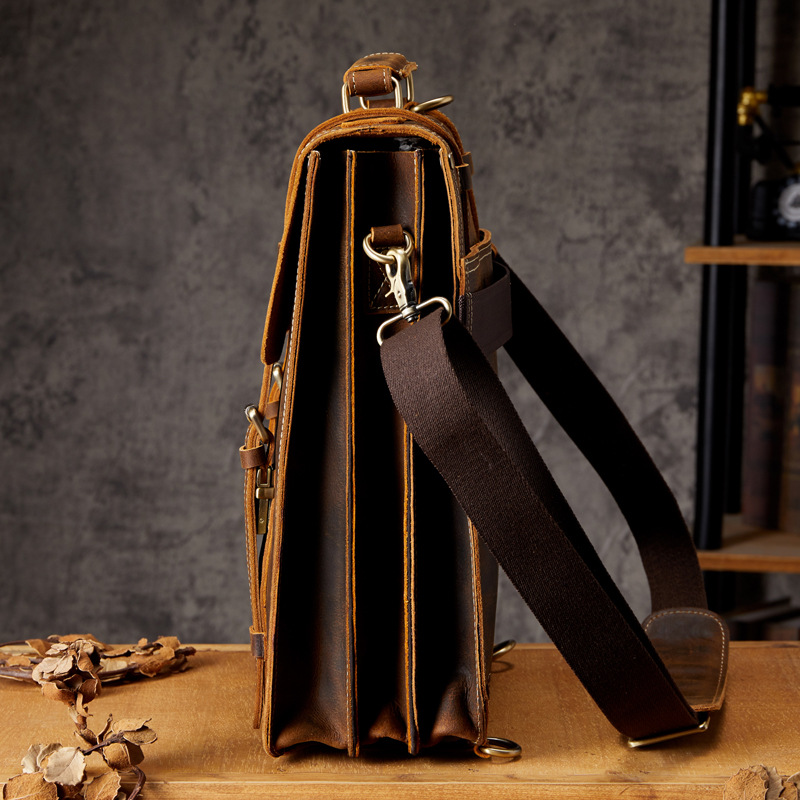 First Layer Cowhide Backpack Image 3
