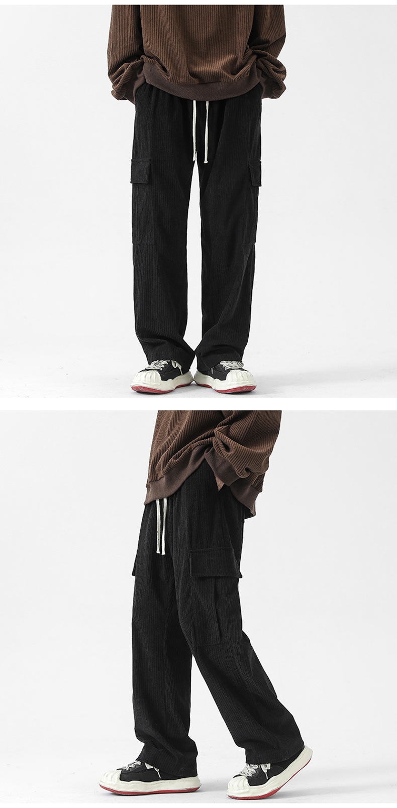 Khaki green cargo pants