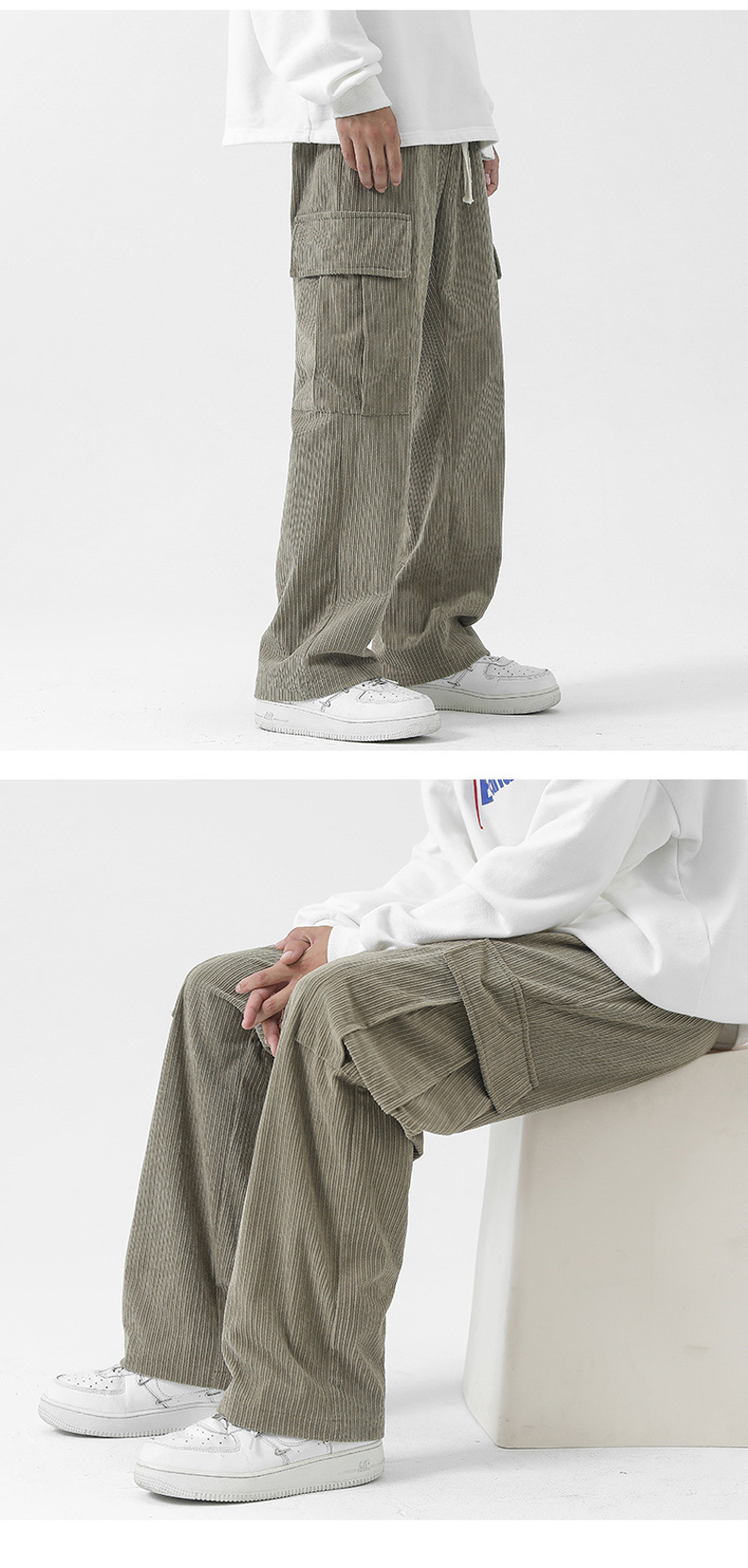 Black cargo pants