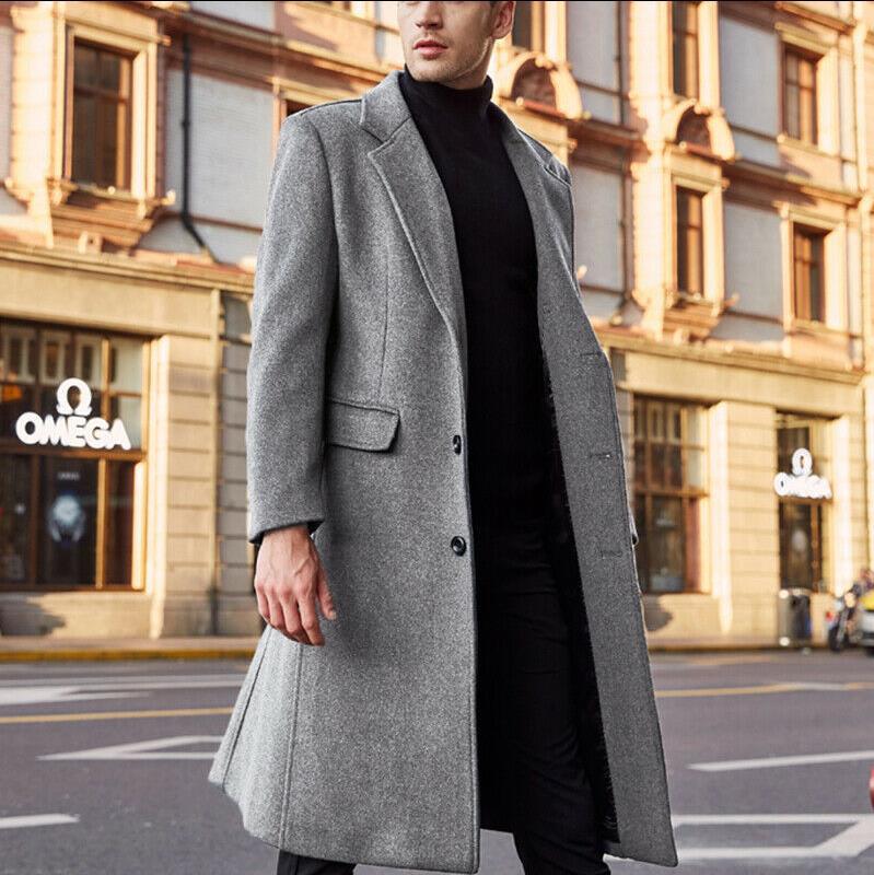 Men's Long Coat Details