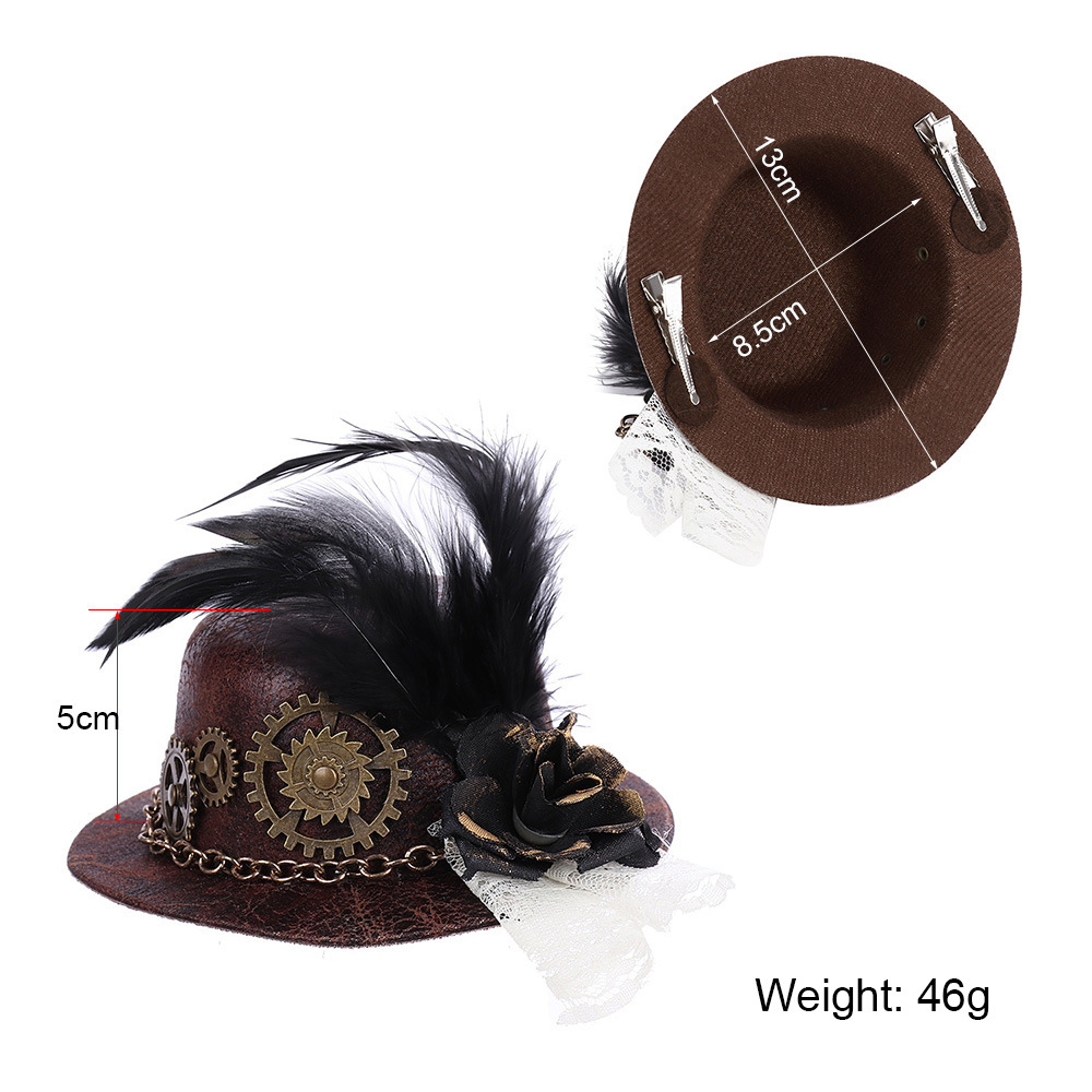 Halloween Gothic Mini Top Hat