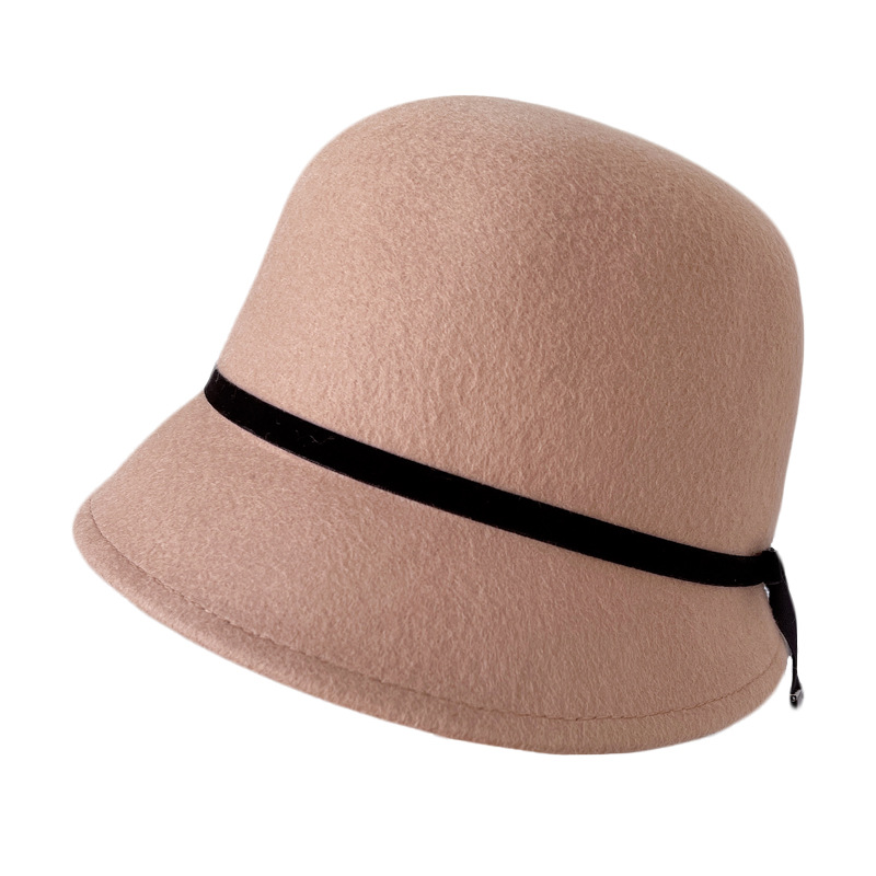 Wool Felt Hat on Model