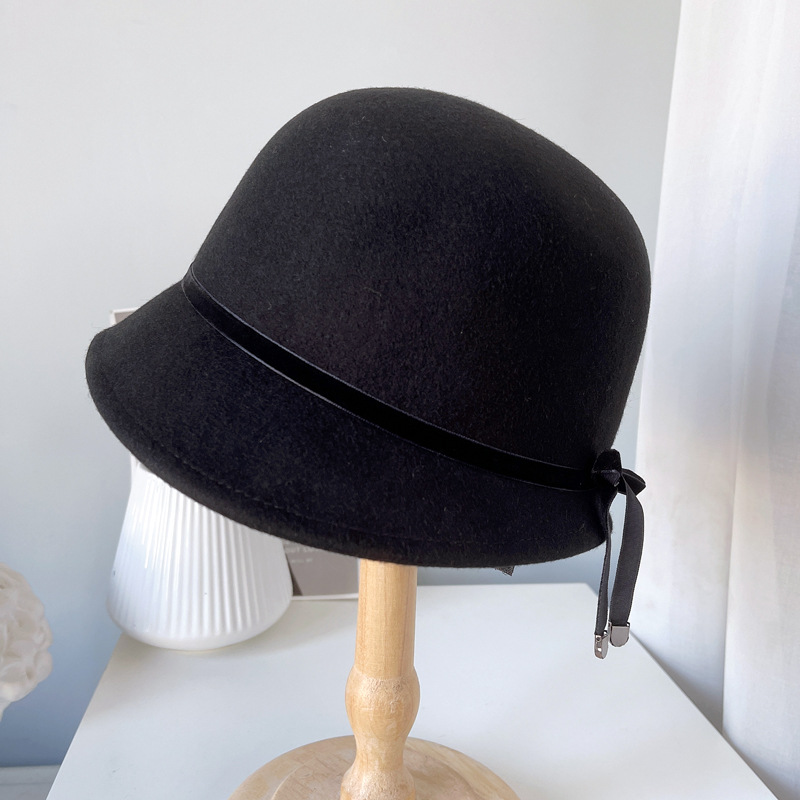 Wool Felt Hat Black