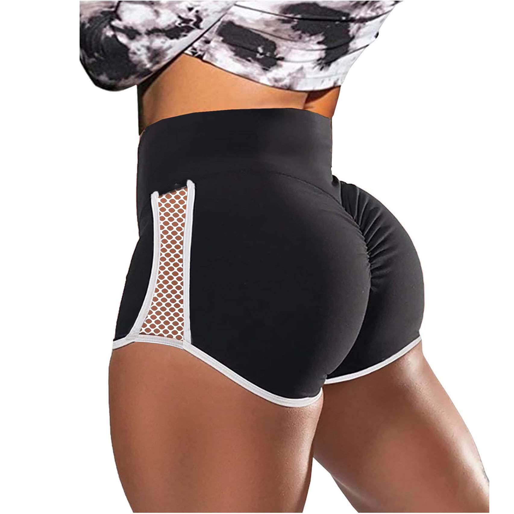 Women's Fashion Hollowed-out Stitching Shorts 4