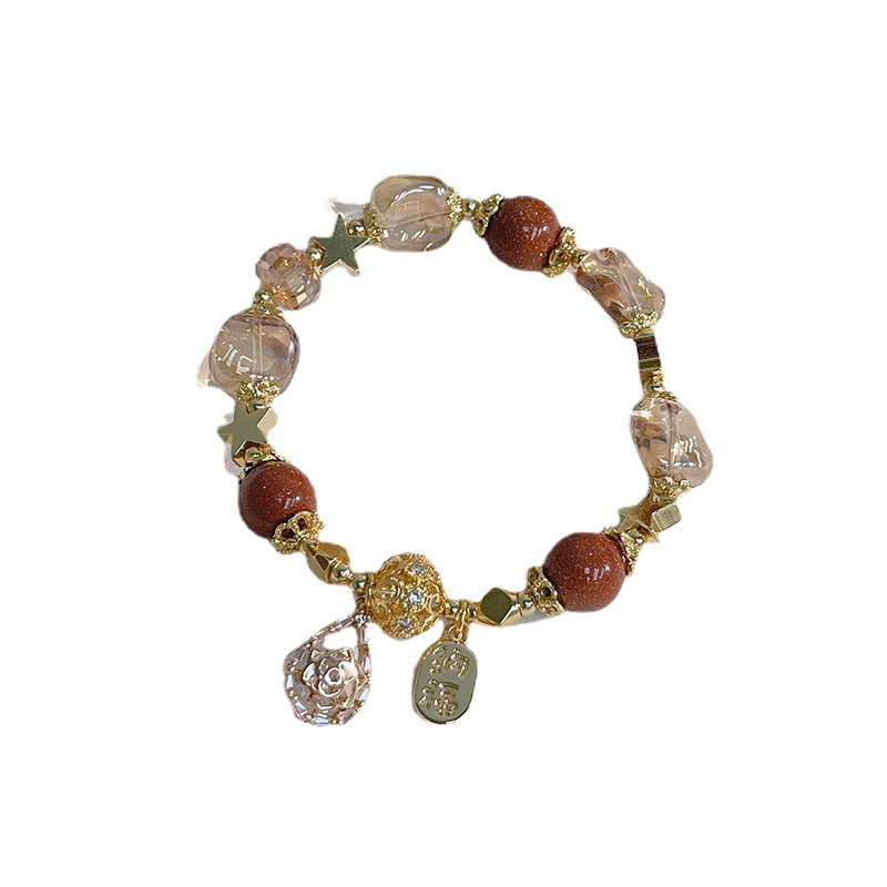 Heavy Industry Design Sand Stone Bracelet Blue