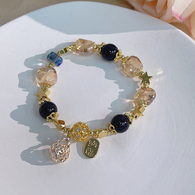 Heavy Industry Design Sand Stone Bracelet in Different Colors