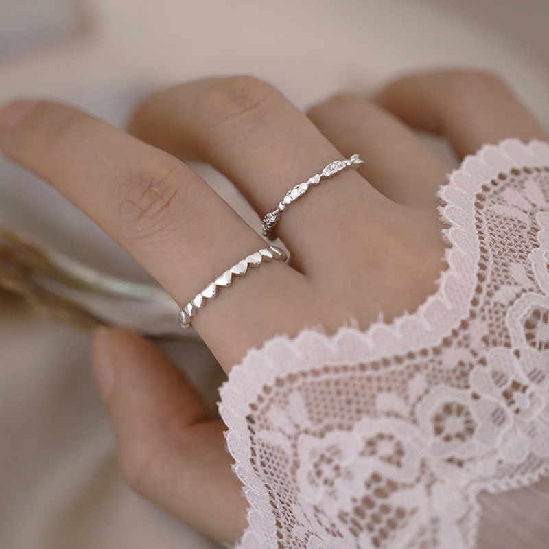 Stylish Women's Retro High-end Sterling Silver Ring