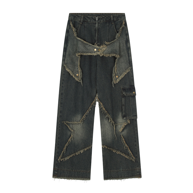 Women's Washable Loose Fitting Straight Leg Jeans