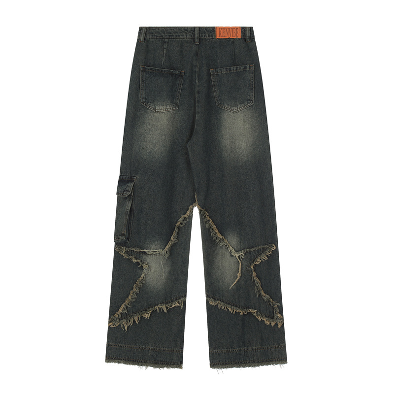 Women's Washable Loose Fitting Straight Leg Jeans
