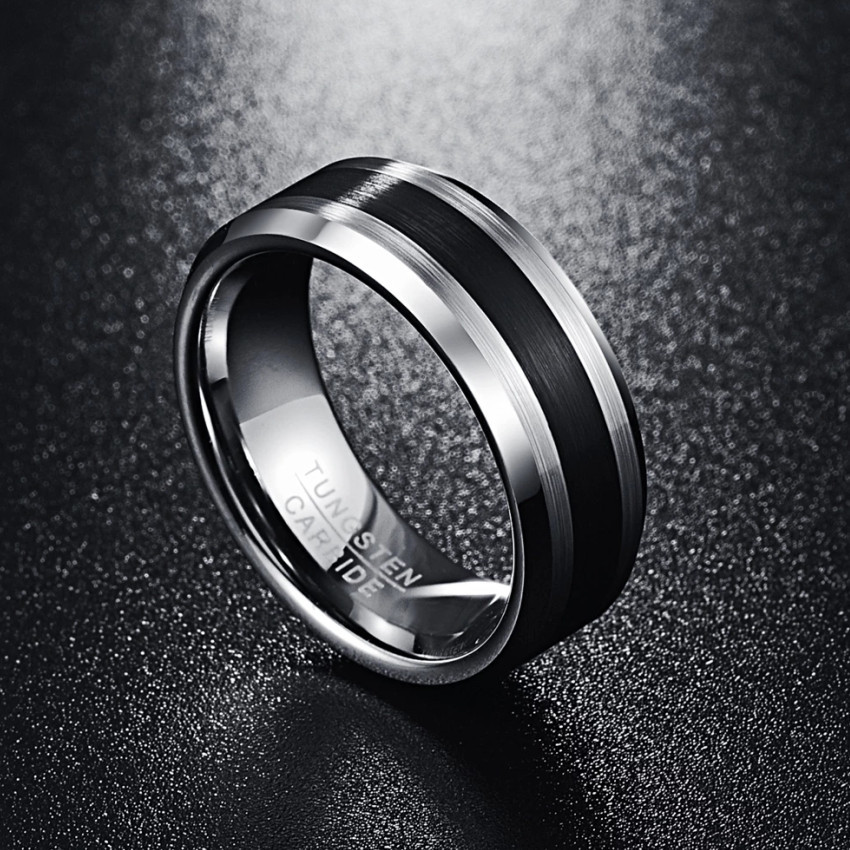 Tungsten Steel Men's Ring