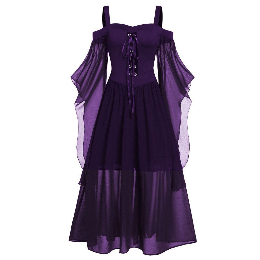 Women's Fashion Suspenders Long Dress Image 3