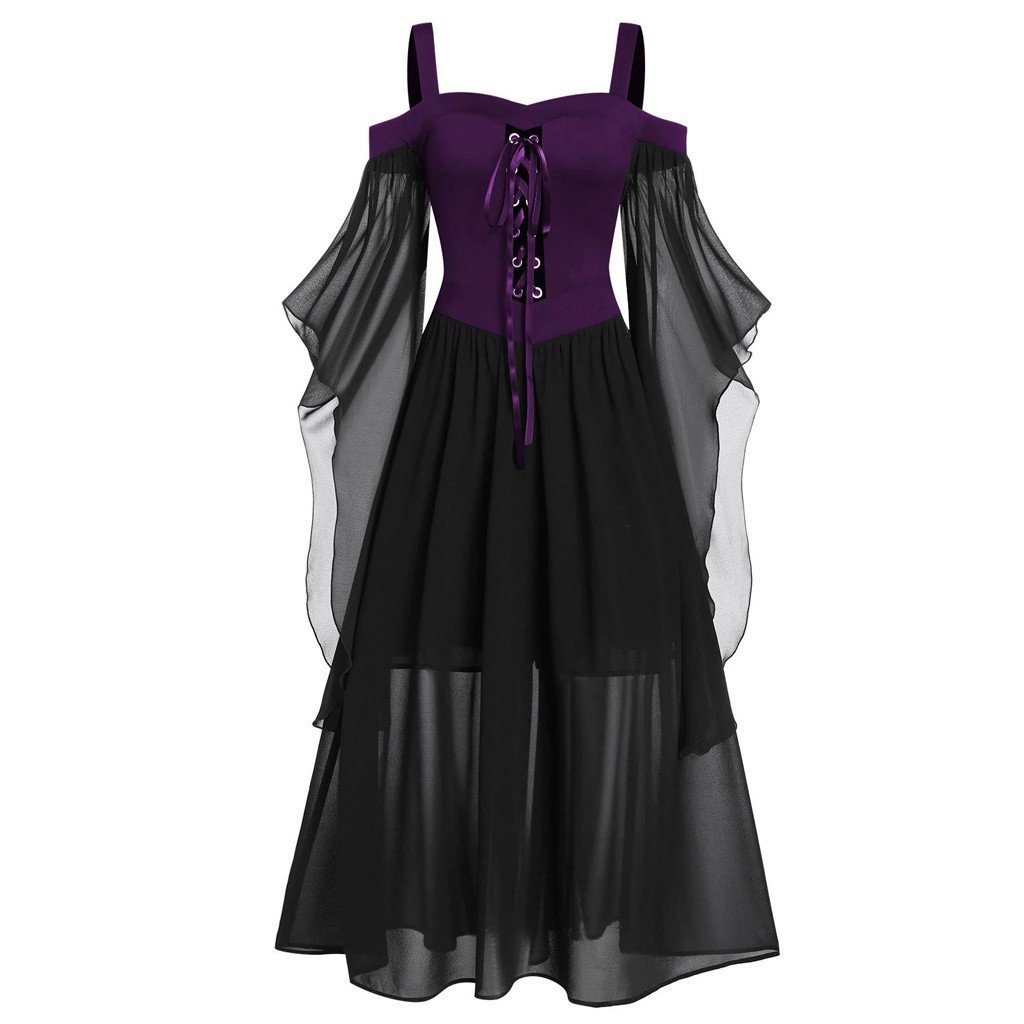 Women's Fashion Suspenders Long Dress Image 5