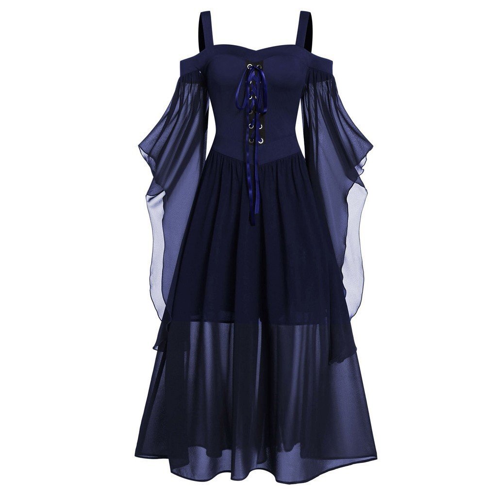 Women's Fashion Suspenders Long Dress Image 6