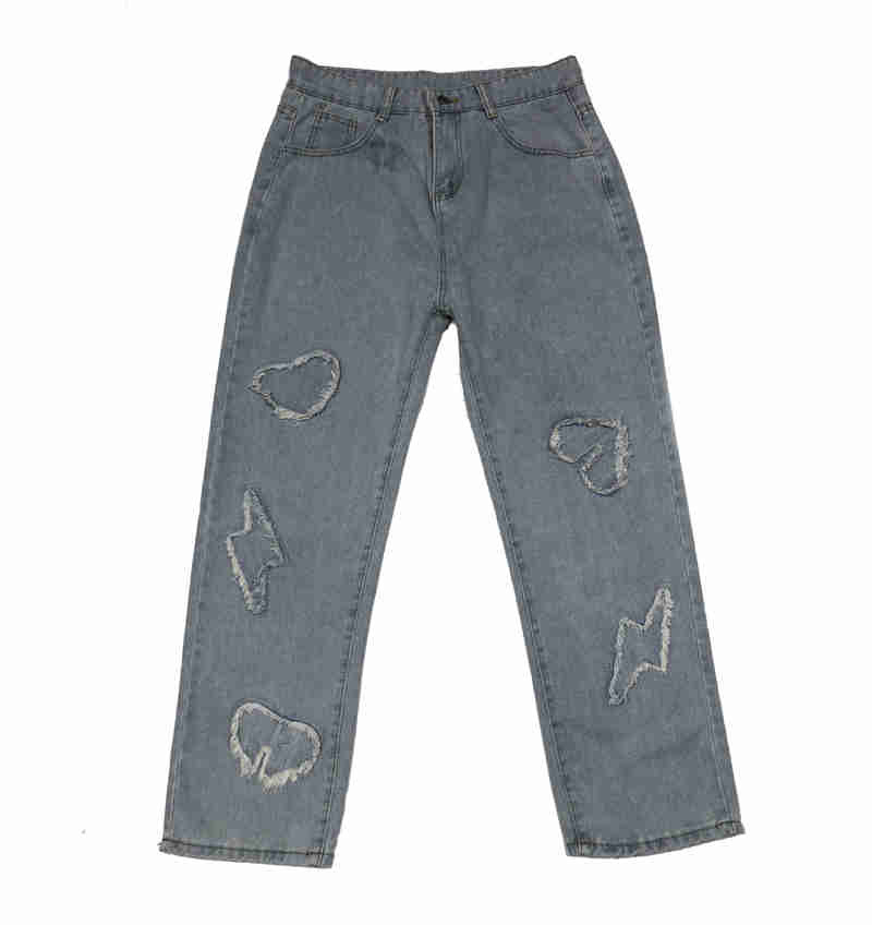 American Style Street Loose Mopping Straight Jeans