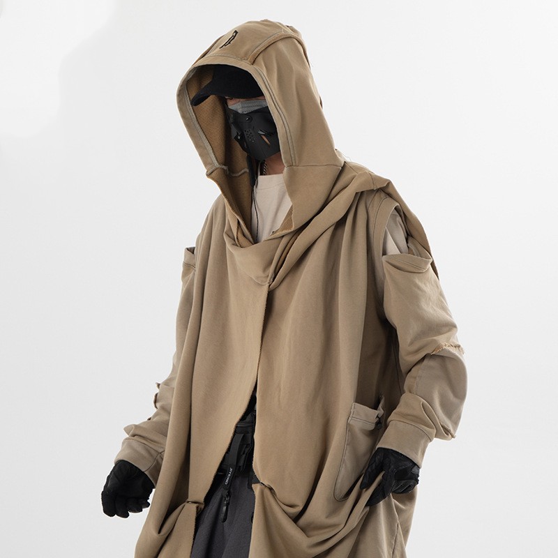 Men's Hooded Work Clothes Top - Comfortable
