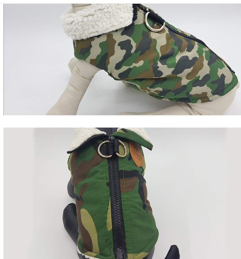Stylish Camouflage Coat for Dogs