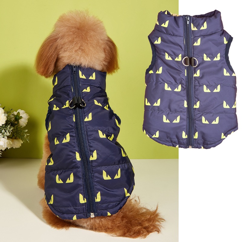 Puppy Zipper Traction Hole Cartoon Cardigan 4