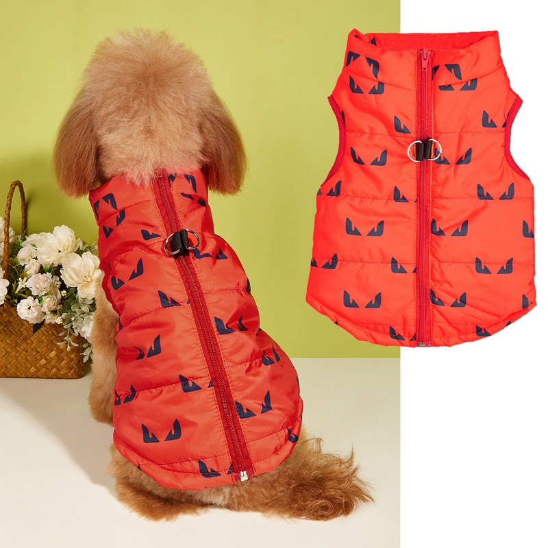Puppy Zipper Traction Hole Cartoon Cardigan 5