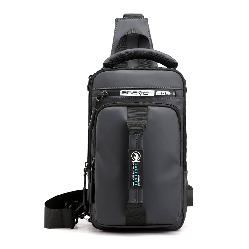 Men's Chest Bag - Grey