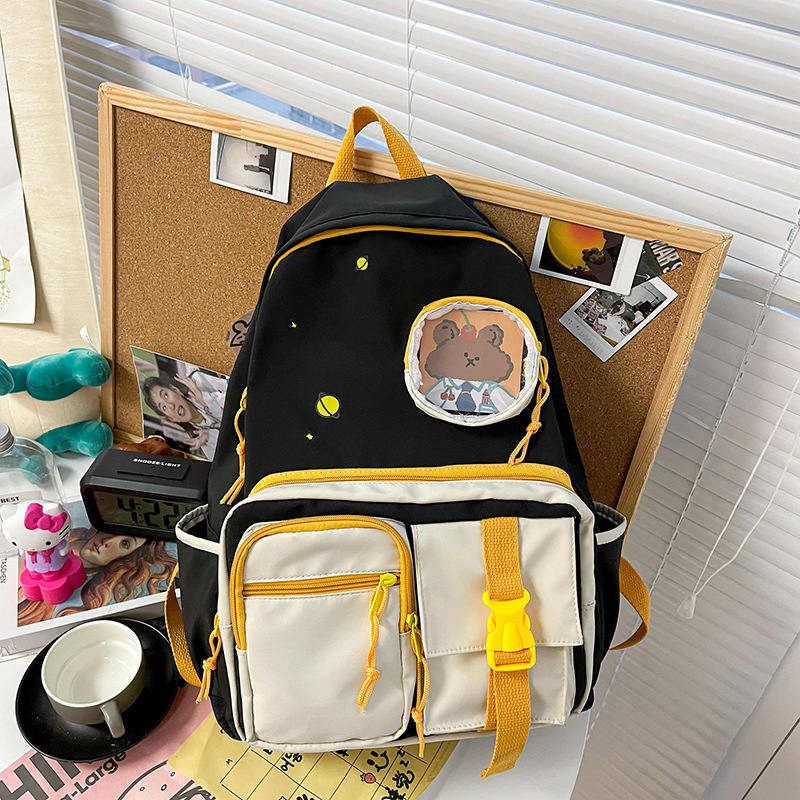 Korean Version Junior High School Student Schoolbag - Royal