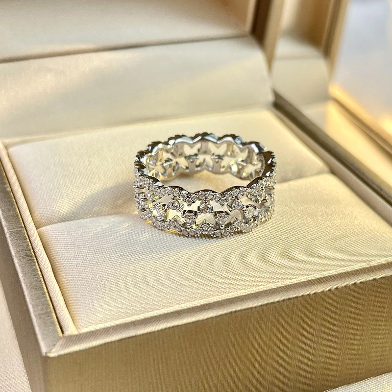 Women's Simple Personality Thin Stacked Ring 5