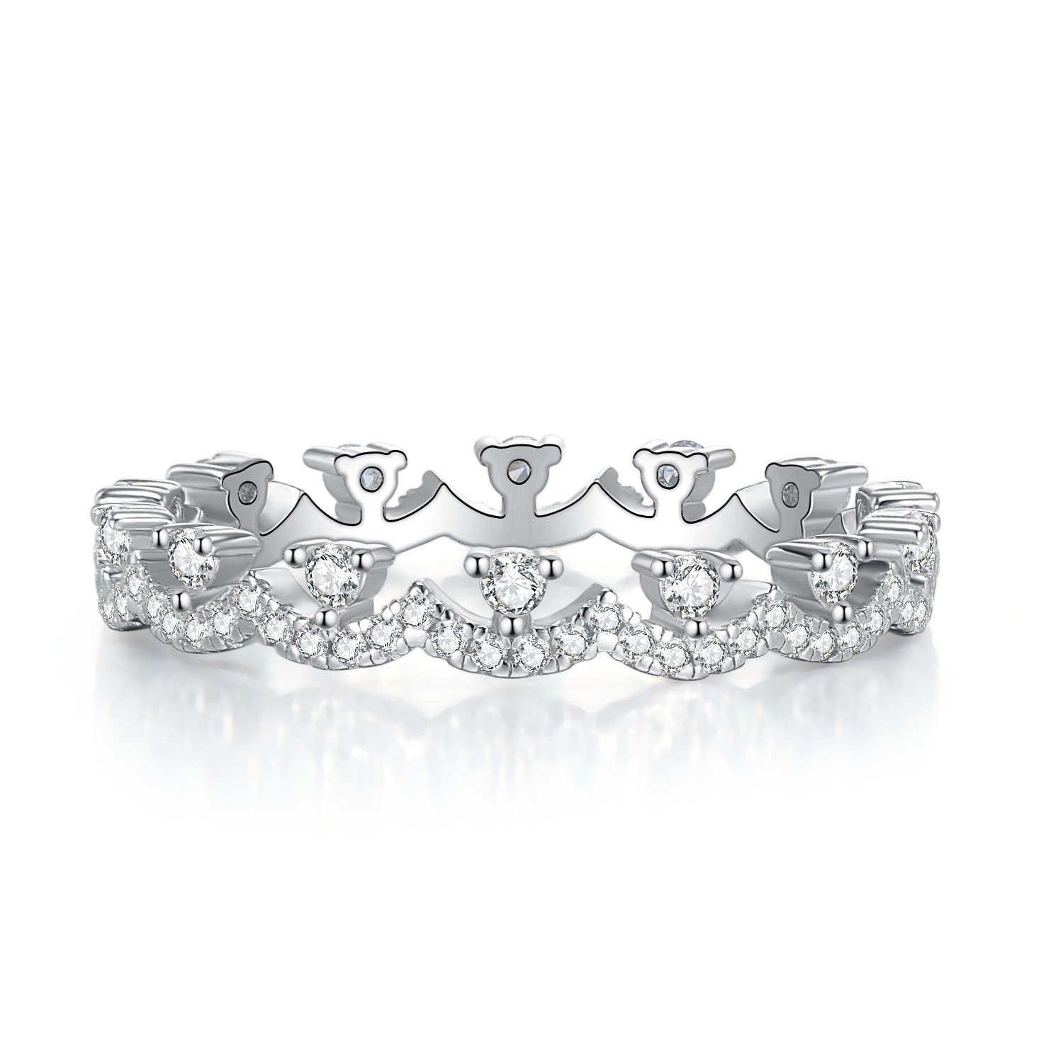Women's Simple Personality Thin Stacked Ring 4