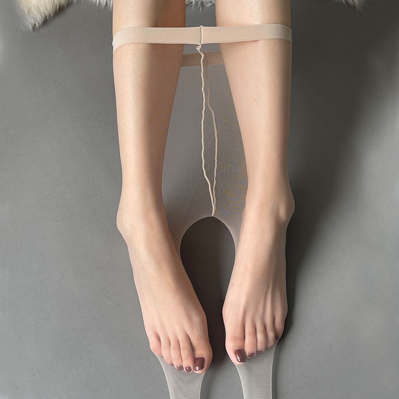 Ultra-thin Seamless Sexy First-line Crotch Skin Invisible Stockings