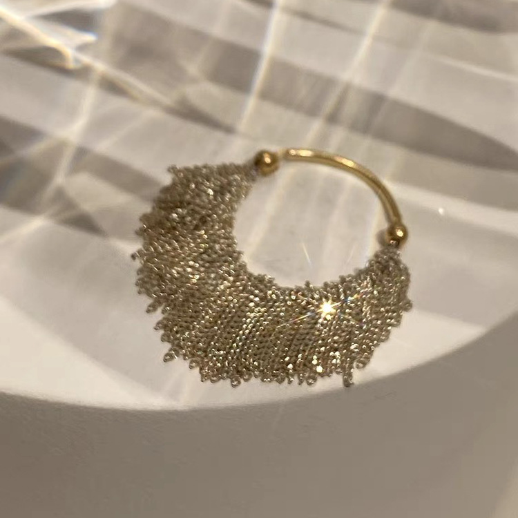 Feminine Temperament Fashion Fringe Ring
