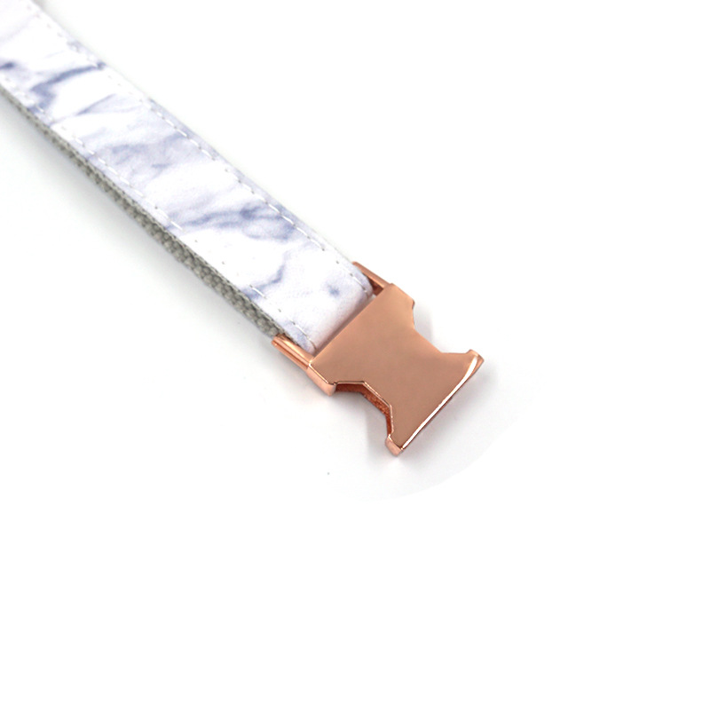 Marble Print Pet Collar - Image 1