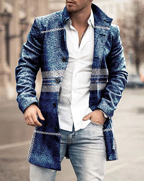 Blue Woolen Coat