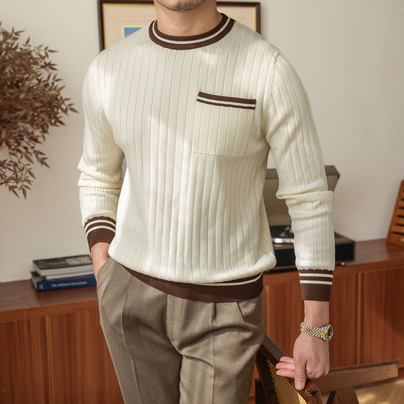 Men's Knitted Sweater - Detail