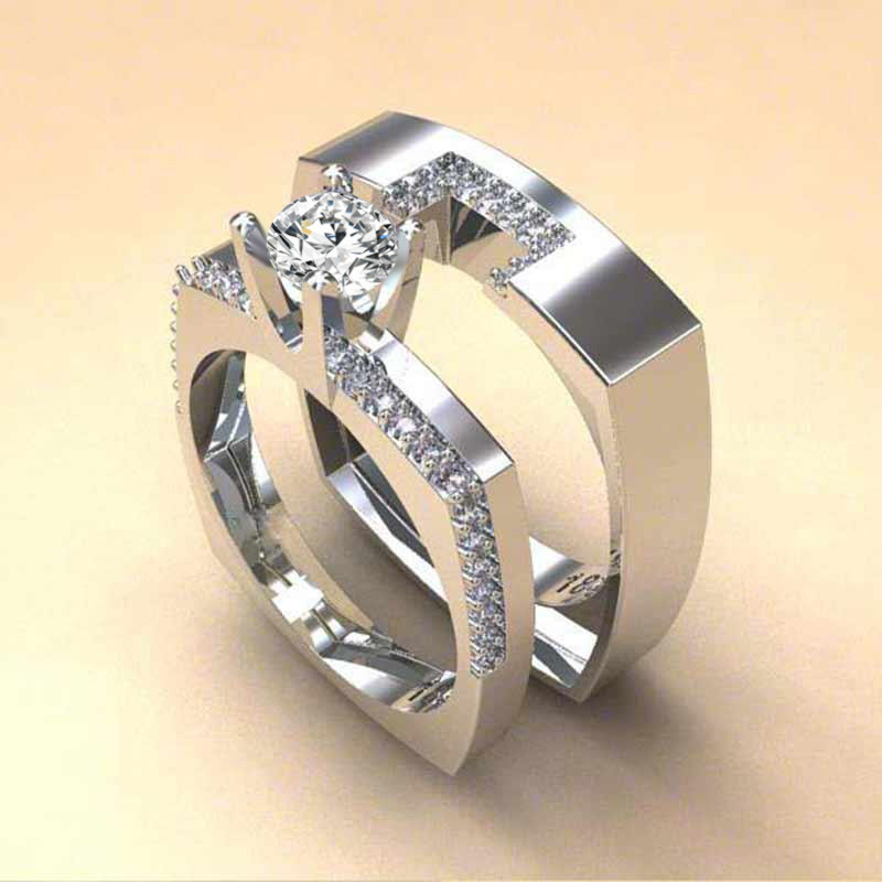 Women's Fashion Inlaid Zirconium Ring 3