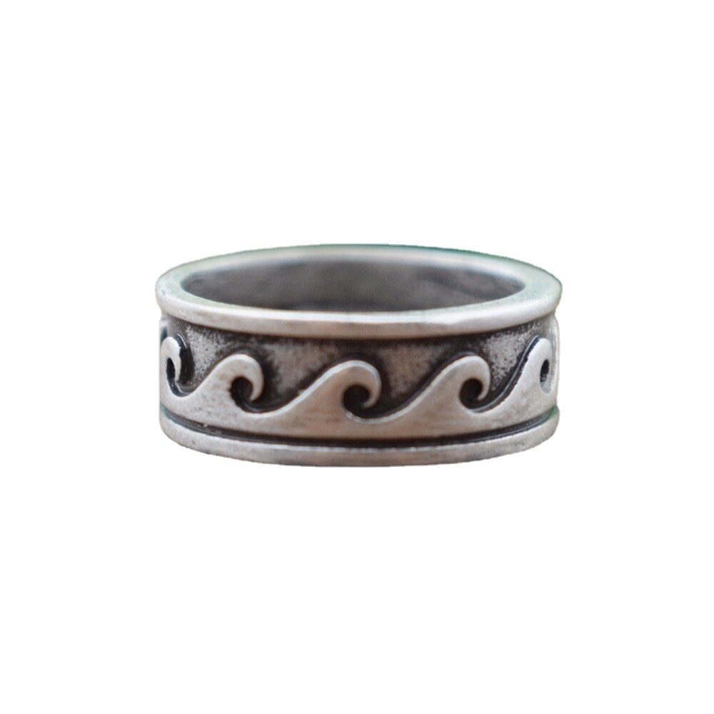Retro Wave Pattern Ring 2