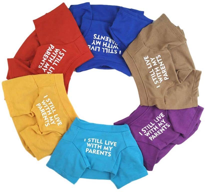 Pet Dog Letter T-shirt - Color Variation