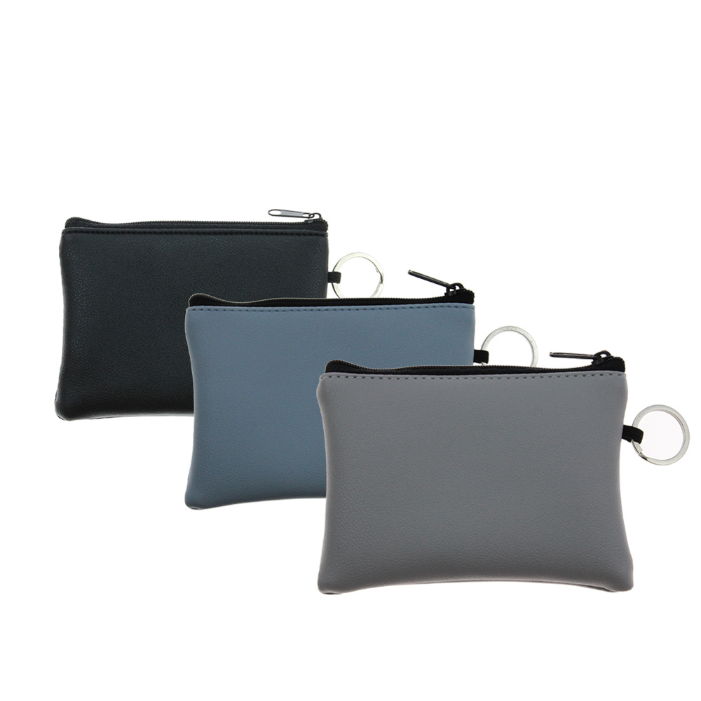 Leather Coin Purse Zipper Pouch - Image 2