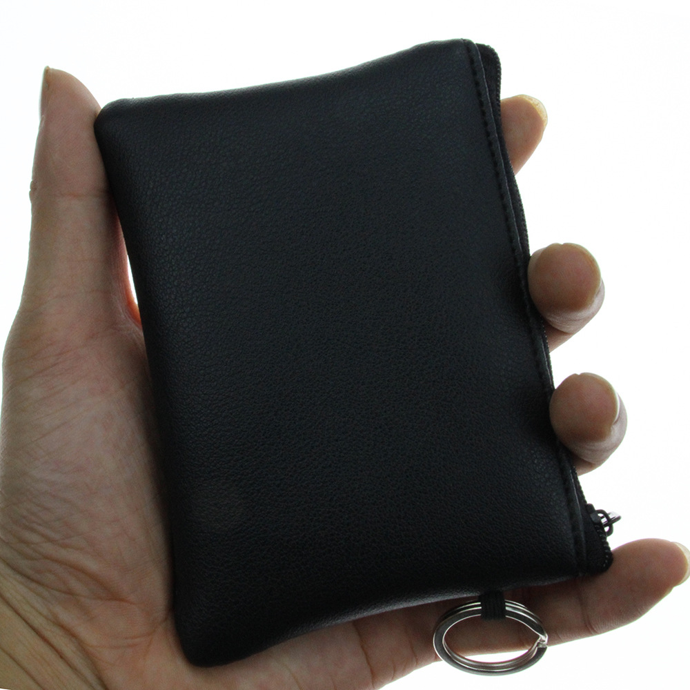 Leather Coin Purse Zipper Pouch - Image 3