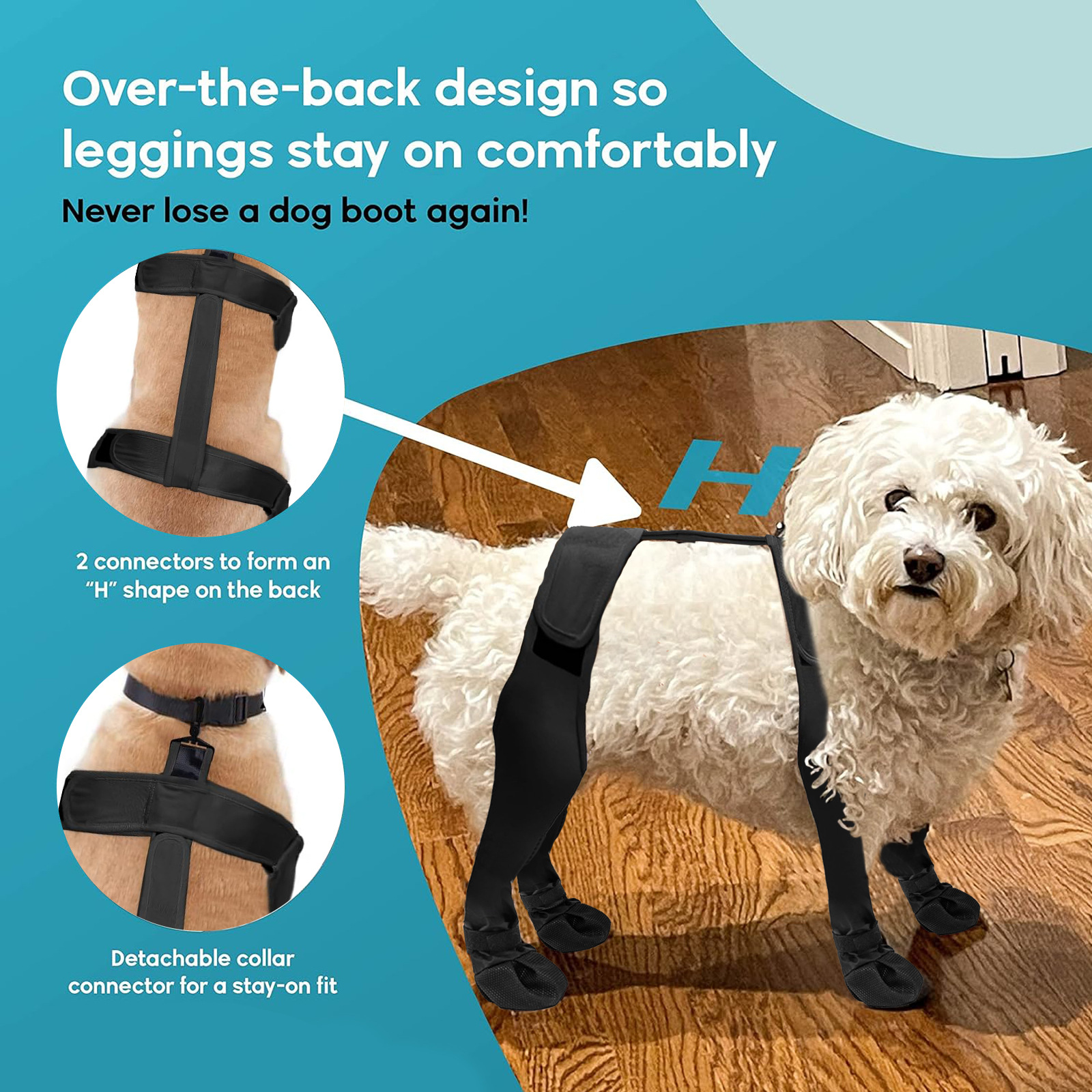 Dog wearing Anti-dirty Shoes