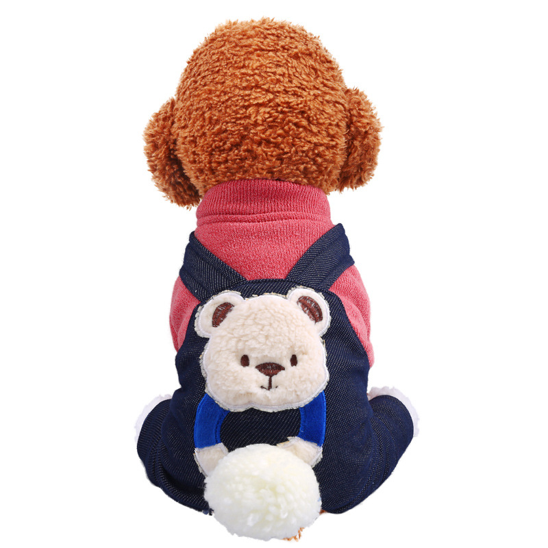 Hug Bear Four-Legged Coat - Pink