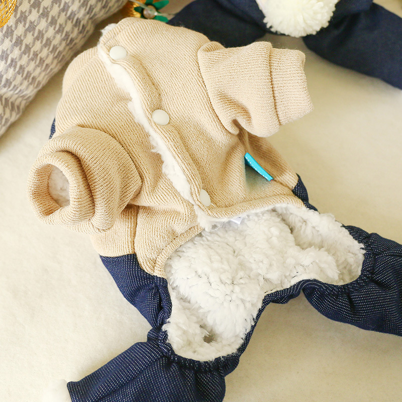 Hug Bear Four-Legged Coat - Perfect for Cold Weather