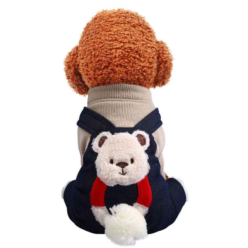 Hug Bear Four-Legged Coat - Milk Tea