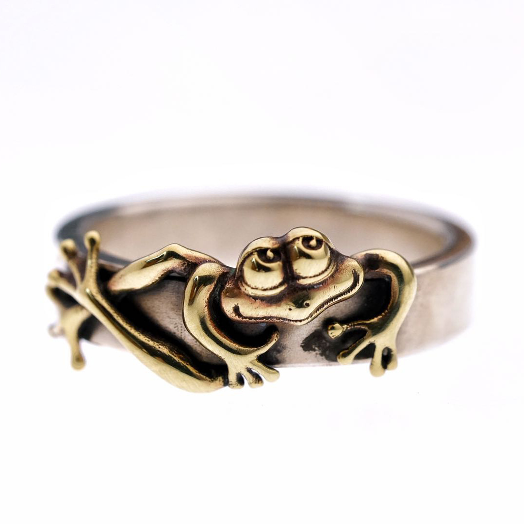 Tanabata Frog Prince Ring - Gold
