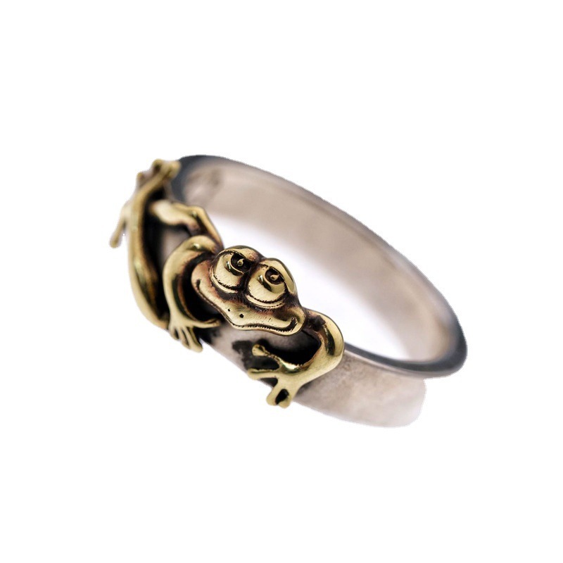 Tanabata Frog Prince Ring - Silver